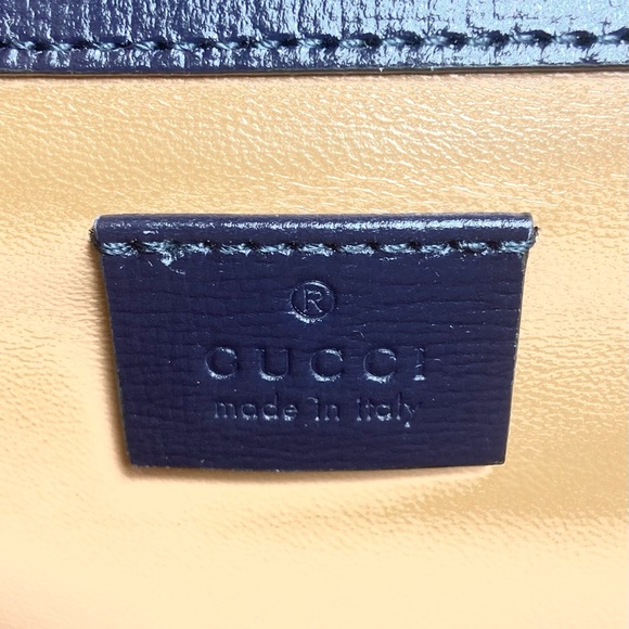 Gucci 400249 Dionysus Blue Casy Wool and Leather Shoulder Bag - Picture 12 of 14